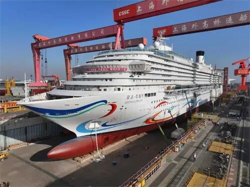  年底交付！第二艘国产大型邮轮即将出坞 新闻 年底交付！第二艘国产大型邮轮即将出坞 新闻
