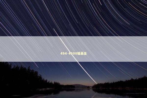 494-4000姐基金 新闻