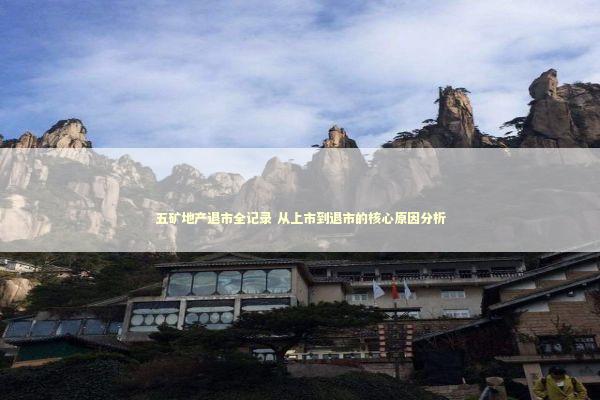 五矿地产退市全记录 从上市到退市的核心原因分析 新闻