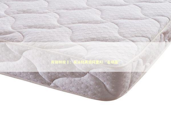 挥别林俊旸：吴泳铭再迎阿里AI“名场面”